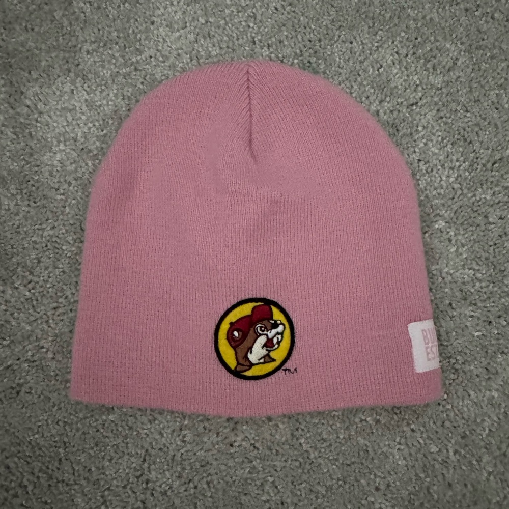 Pink BuCees Beanie